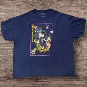 My Hero Academia Shirt Adult 3XL Blue Anime Japan Superhero Manga Men